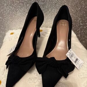 Next Elegant Black Bow Heels